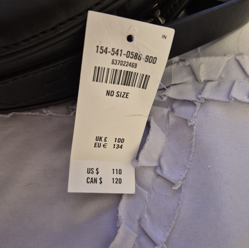 Abercrombie And Fitch Leather Circular Crossbody Bag - Picture 3 of 3